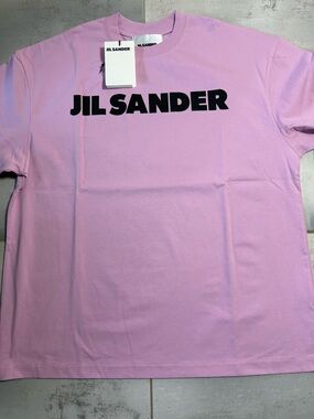 Jil Sander Lavender-Pink Logo Tee